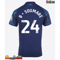 Camisa de Futebol Leicester City Boubakary Soumare #24 Equipamento Secundário 2025-26 Manga Curta